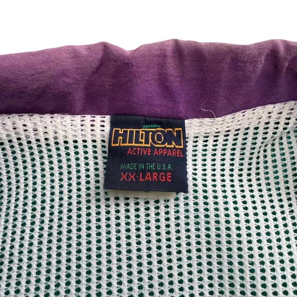 Vintage‎ 90s AT&T Network Systems Windbreaker Jacket Teal Purple XX-Large USA